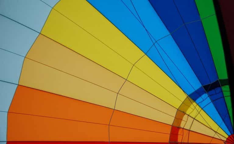 Ballonflyvning over ørkenen