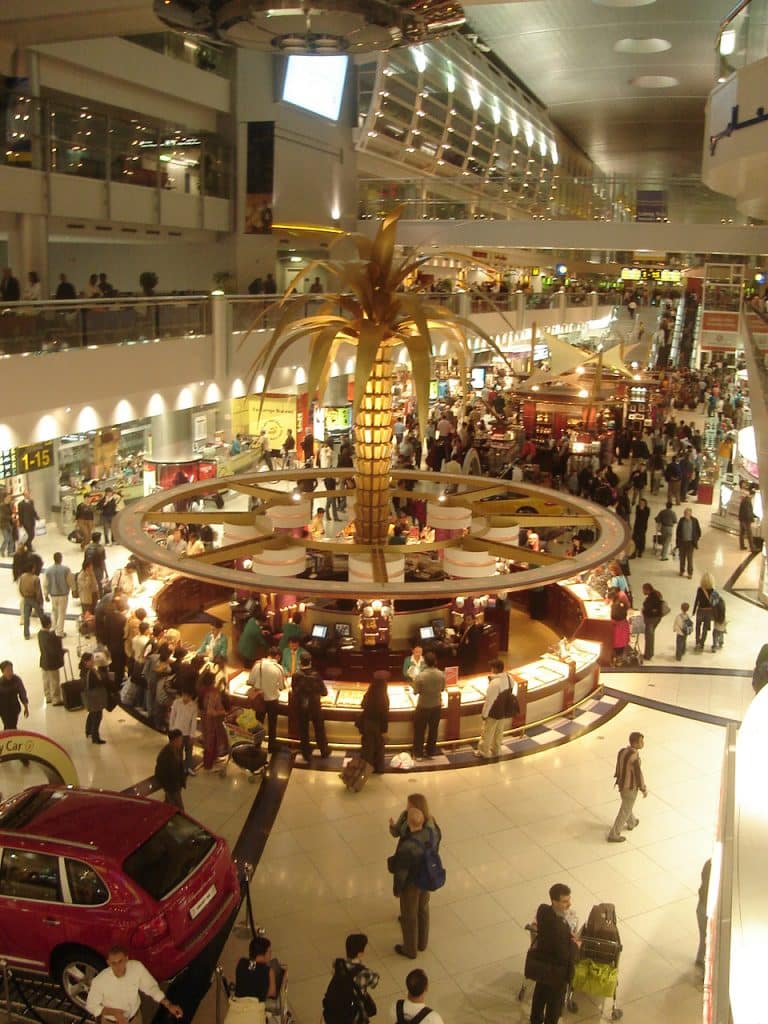 Dubai Airport, en travl lufthavn