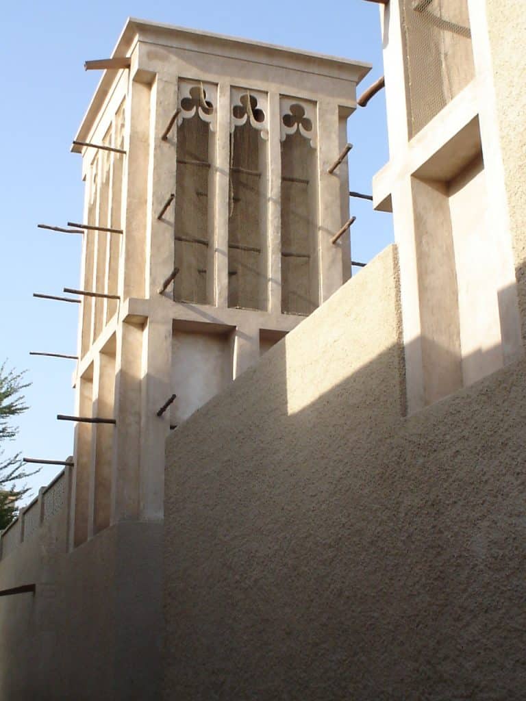 Vindtårn i Al Bastakiya, Dubai